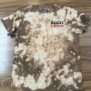 Koe Wetzel Brown Tie-Dye T-Shirt